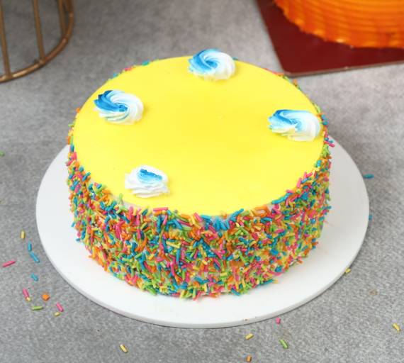 Eggless Butterscotch Fruit Cake