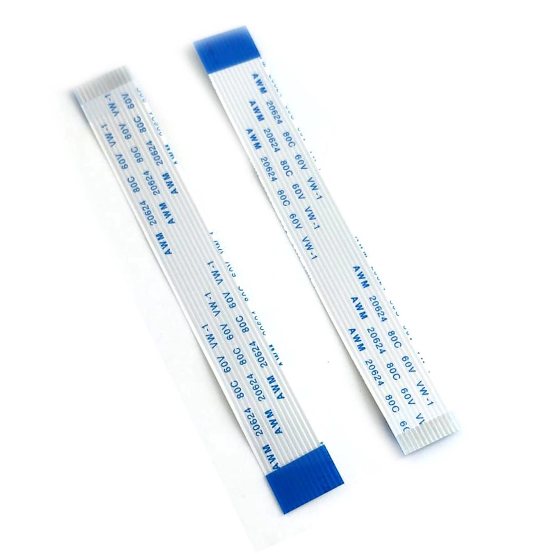 12 Pin 1mm Pitch 100mm Reverse Side Connection FFC Ribbon Flexible Flat Cable view 2