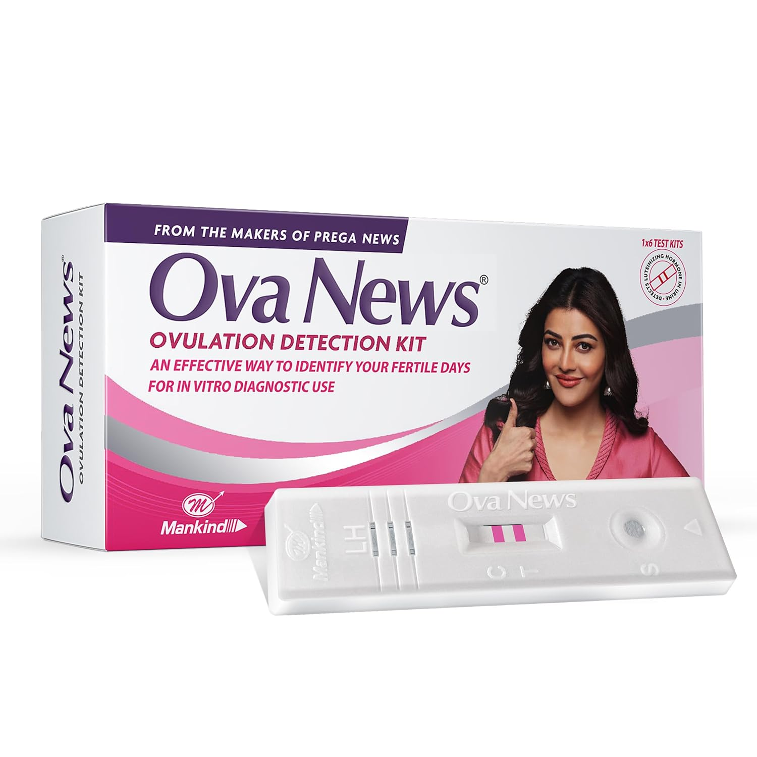 Ova News Ovulation Detection Kit for women planning pregnancy - 5 strips by Mankind view 2