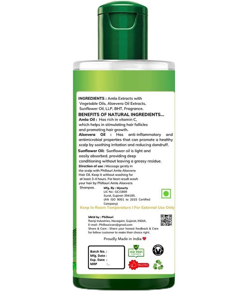 Phillauri Anti Dandruff Amla Oil 400 ml ( Pack of 4 ) view 2