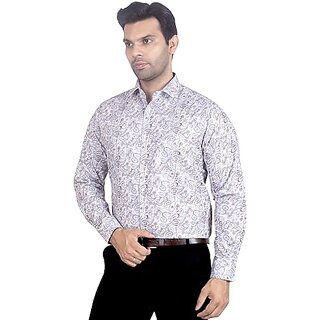 DUKUL Men'ss Printed Cotton Shirt Full Sleeve Regular Fit | Perfect for Formal & Casual Wear view 2