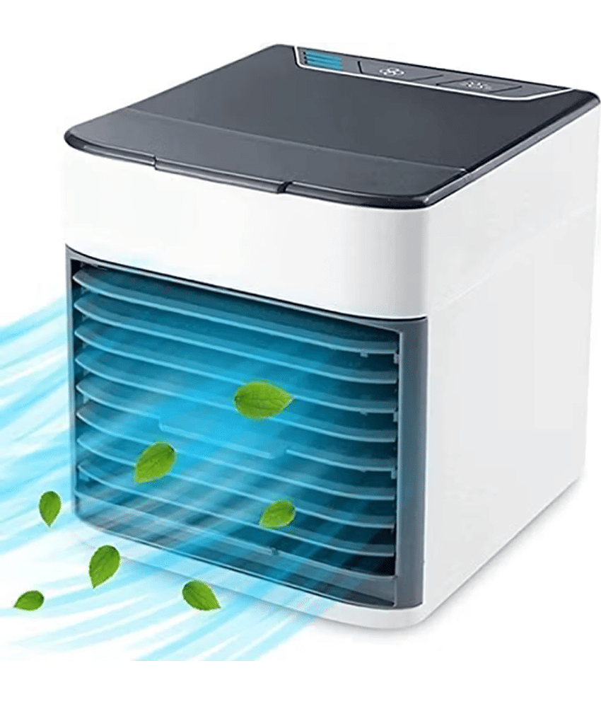 Kapalin Mini fan cooler TableFan Wood Conditioner Spray Mini Air Conditioner with LED Light 300 g