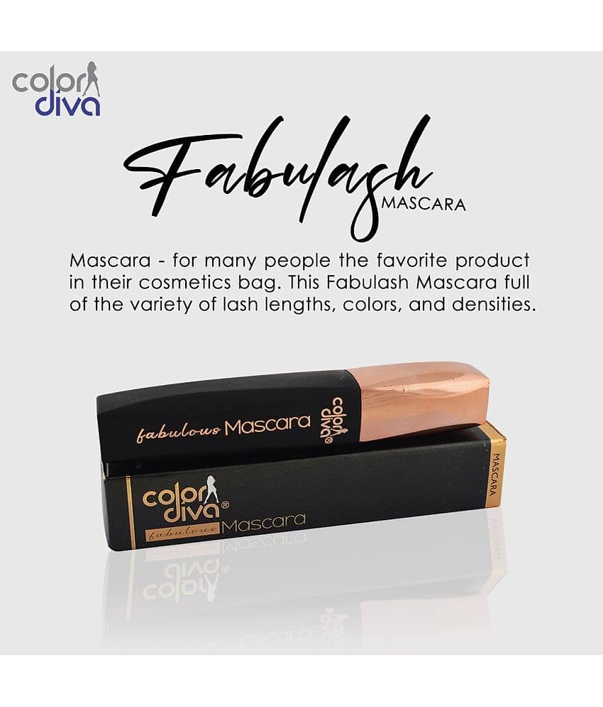 Color Diva Waterproof Volume Black Liquid Mascara Mascara Black view 2