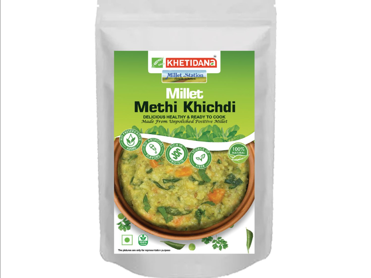 Ready To Cook Millet Methi Khichdi 180Gms view 2