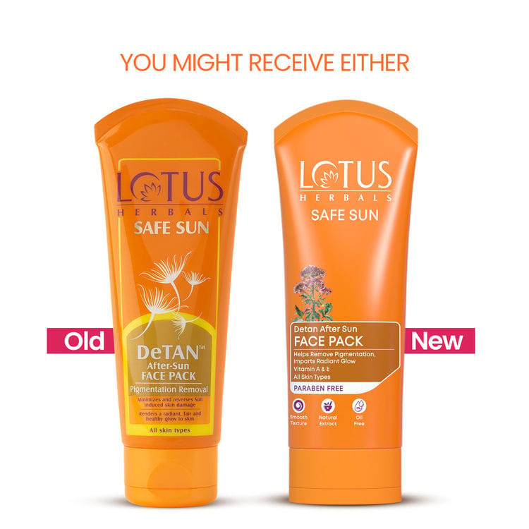 Lotus Herbals Safe Sun Detan After-Sun Face Pack (100g) view 2