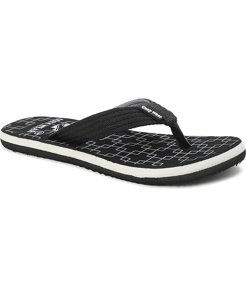Cozy Wear - Black Men's Thong Flip Flop view 2
