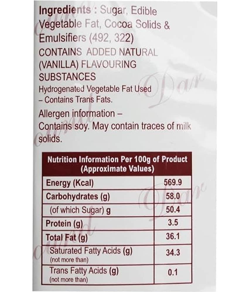 KONFIZ Dark Chocolate Compound Dark Chocolate 400 g view 2