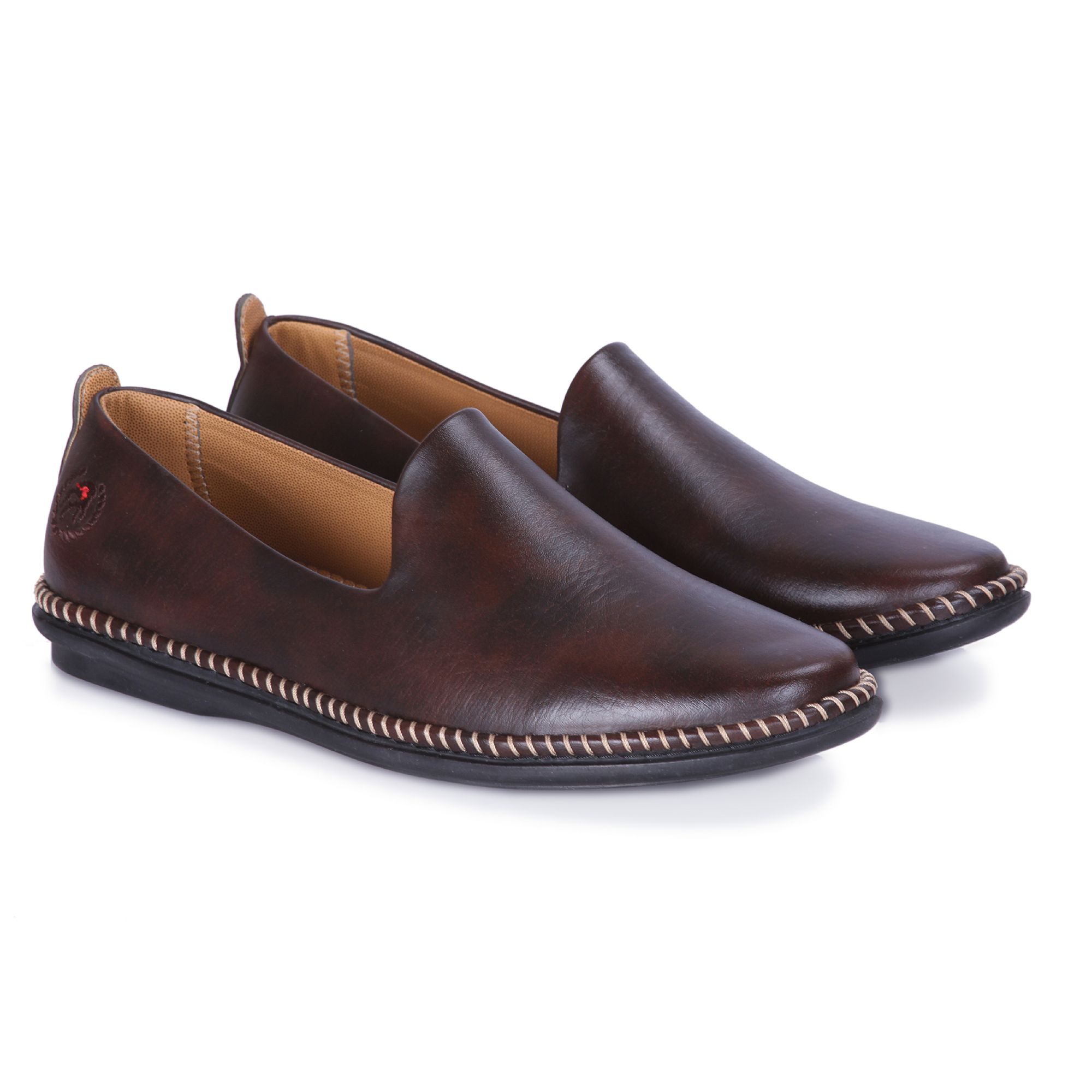 Big Boon Men's Syntheticn Leather Slip-On Loafers