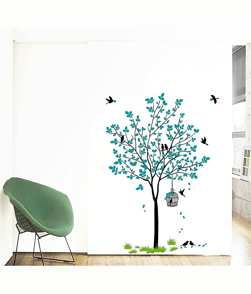 Inkfence Wall Sticker Birds ( 120 x 90 cms ) view 2