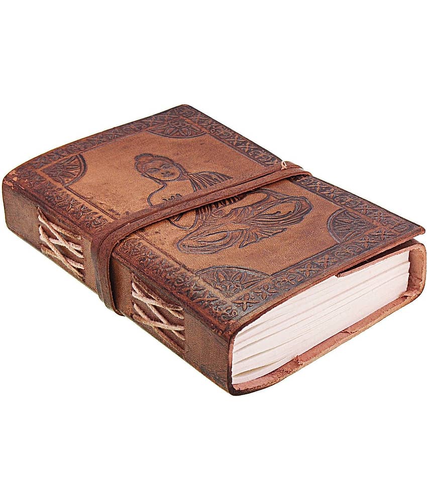 Leather Buddha Embossed A6 Diary Unruled 144 Pages (Golden) view 2