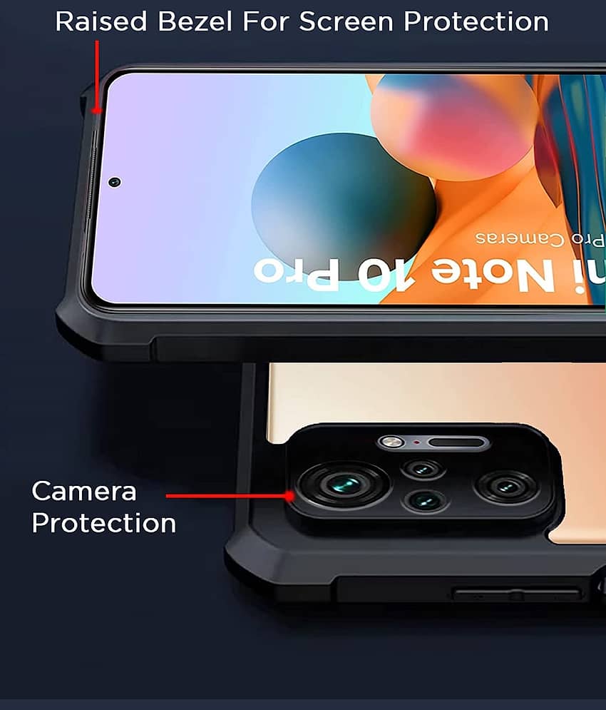 ZAMN Shock Proof Case Compatible For Polycarbonate Redmi Note 10 Pro ( ) view 2
