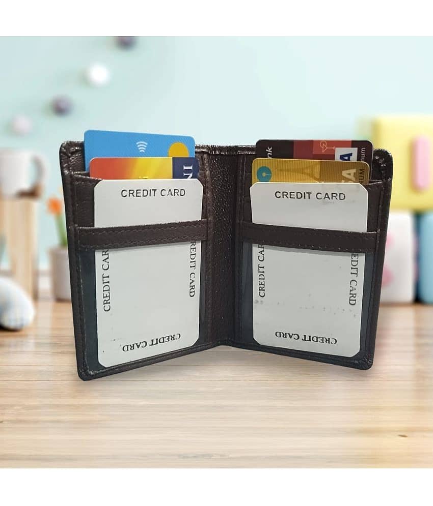 RAGE GAZE Brown PU Men's Two Fold Wallet ( Pack of 1 ) view 2