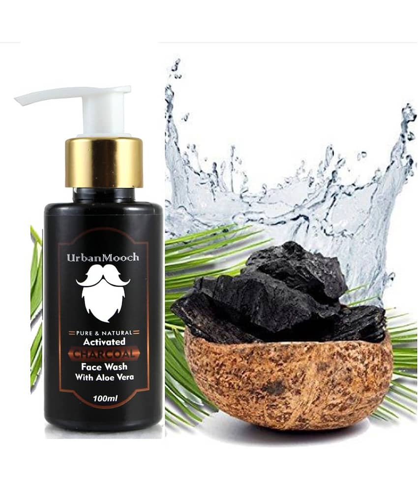 UrbanMooch Charcoal Face Wash Face Mask Masks 160 gm Pack of 2 view 2