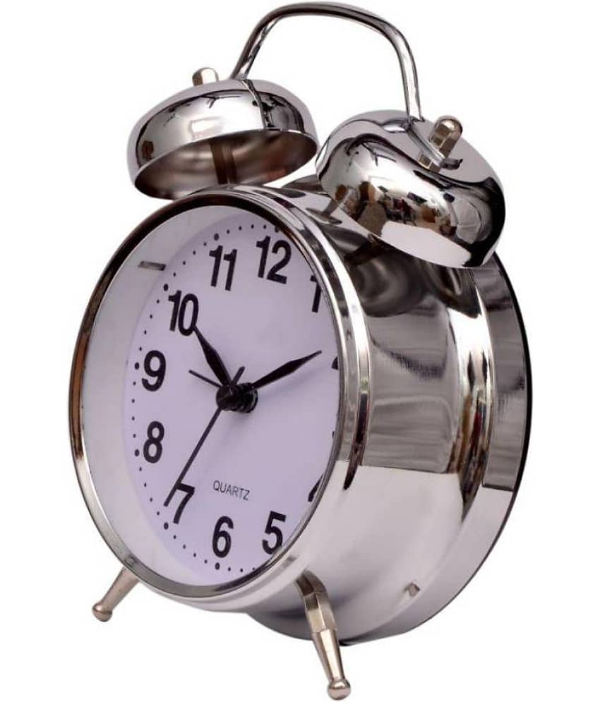 Mitra Analog 8819-silver Alarm Clock - Pack of 1 view 2