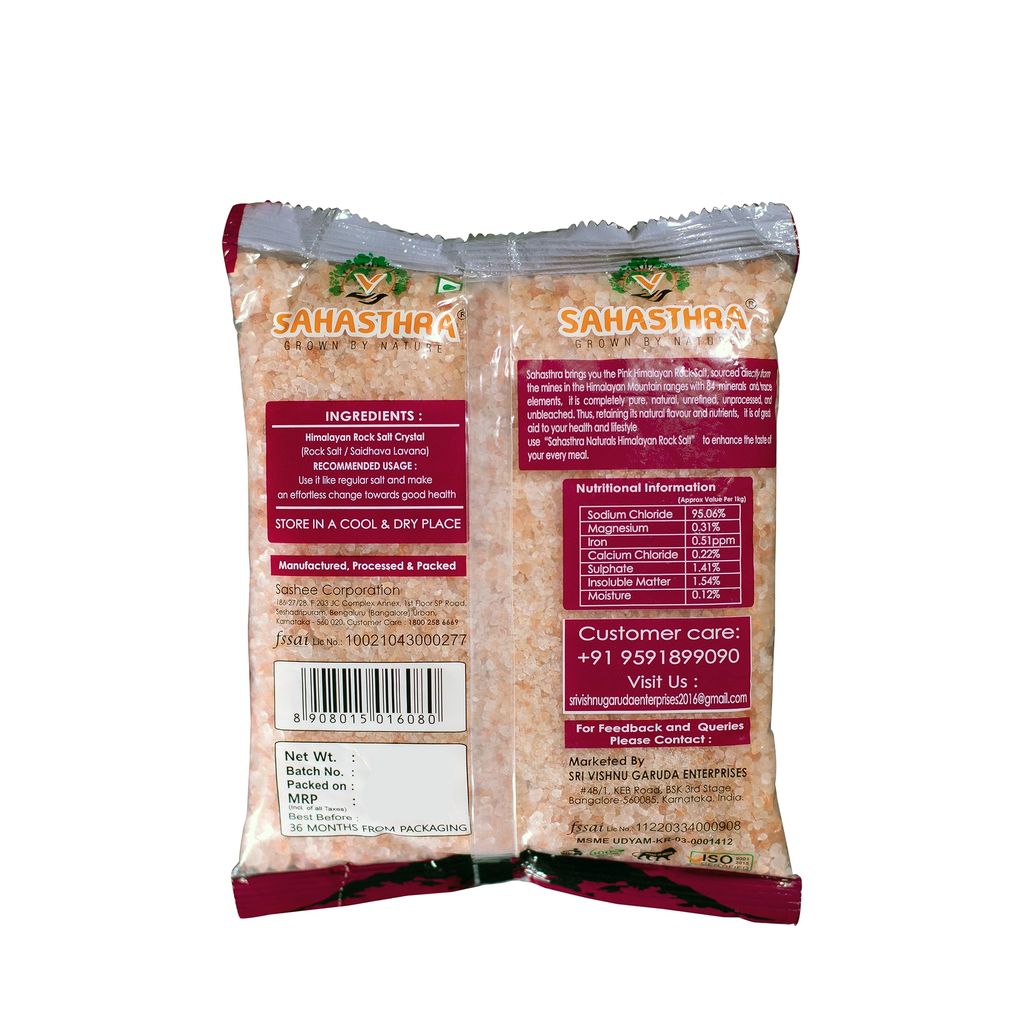 Sahasthra Himalayan Rock Salt Crystal 1KG view 2