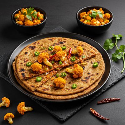 Gobi Schezwan Paratha