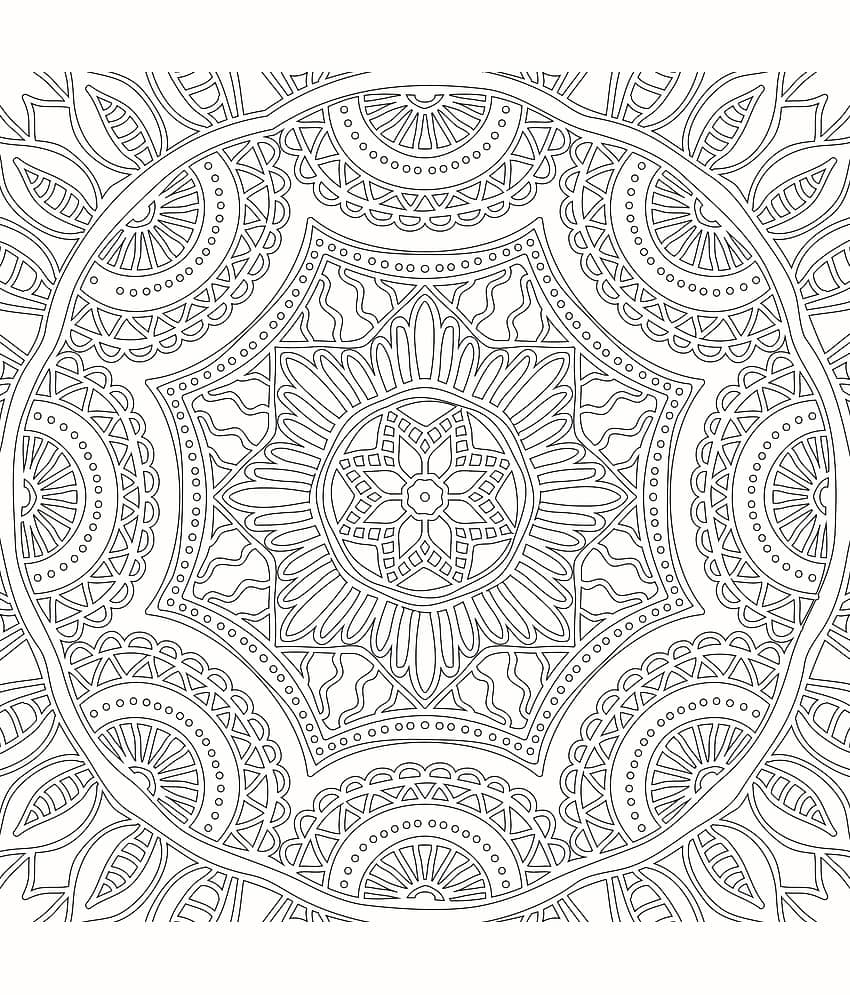 Refreshing Mandala- Colouring Book for Adults Book 1 - Colouring Books for Peace and Relaxation view 2