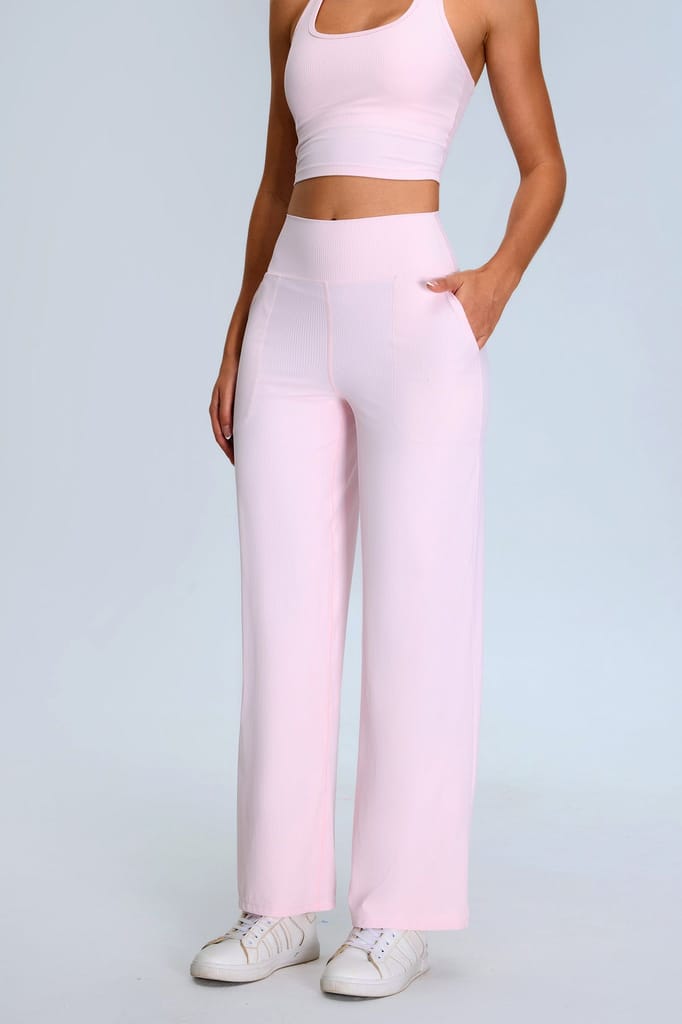 Lino Pink Light Trackies view 2
