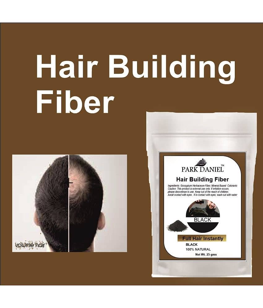 Park Daniel Hair Building Fiber Instant Fuller Hair (Black) 25 gm Pack of 2 view 2