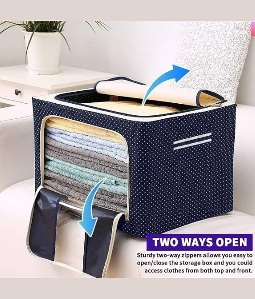 (Pack of 1) Cloth Storage Bag for Wardrobe, Saree Bag for Storage, Storage Bag for Clothes, Cloth Organizer for Storage, Saree Organizer for Storage, Cloth Storage Bag view 2