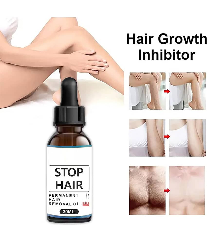 Colorstock Natural Hair Removal Oil for Men & Women 30 ( Pack of 4 ) view 2