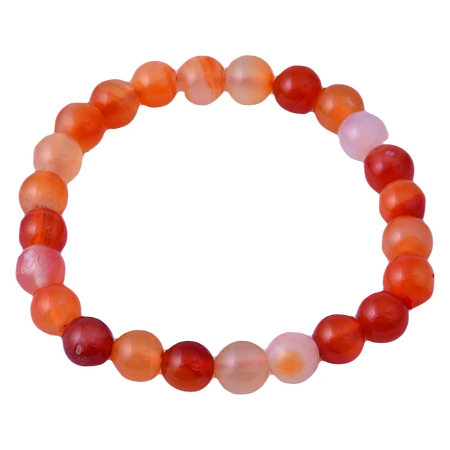Carnelian Bracelet Healing and Vastu, Meditation, Protection Stylish Bracelet for Girls/Boys/Women(KI_145) by Krishna Impex view 2
