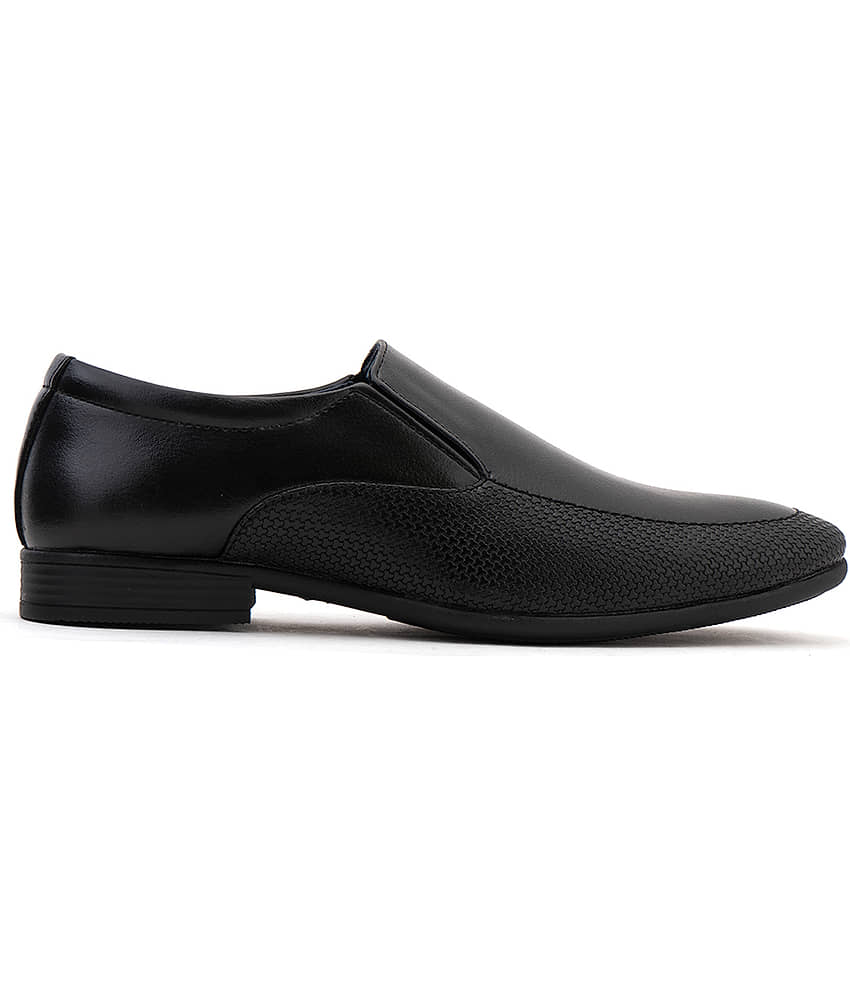 KHADIM Black Formal Shoes view 2