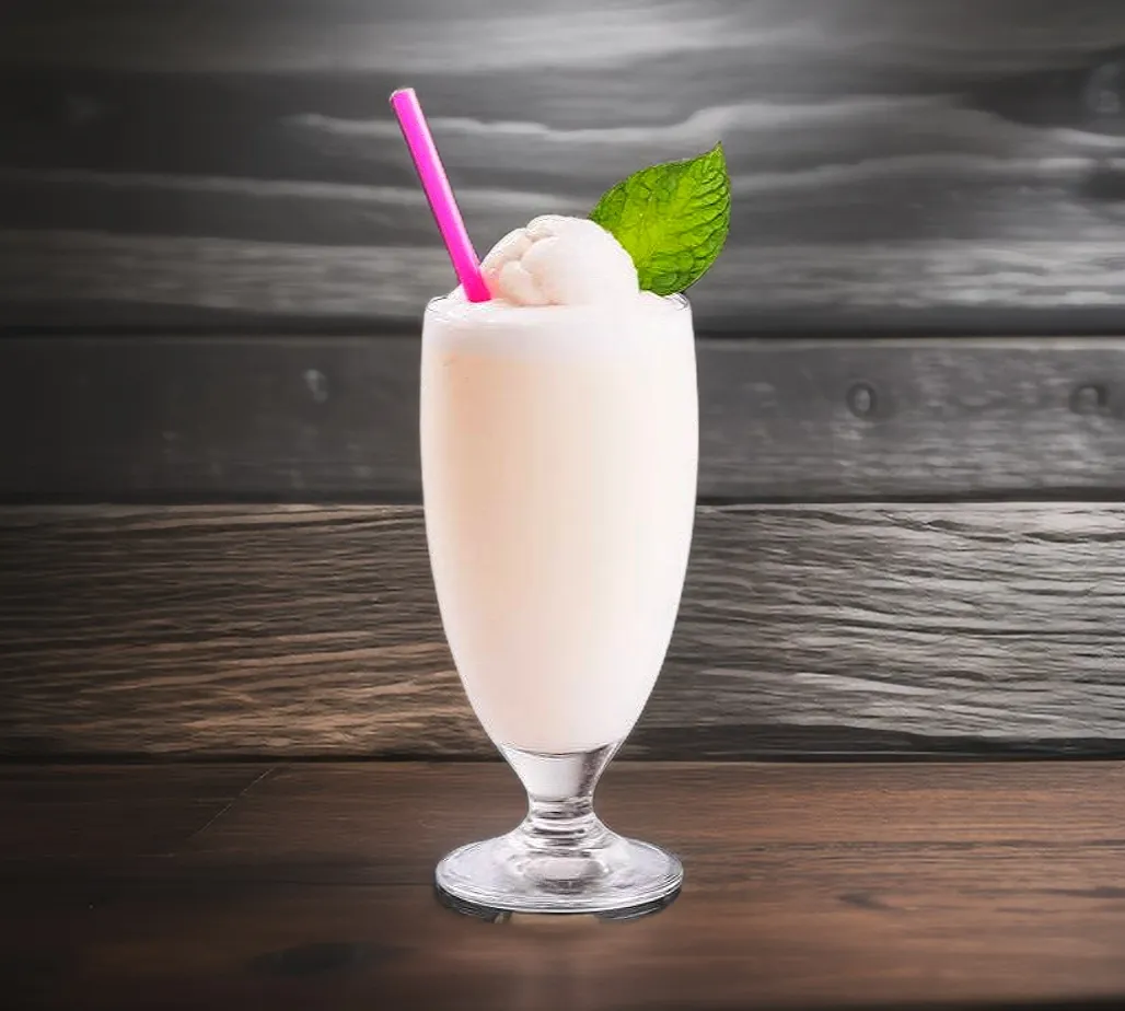 Litchi milkshake