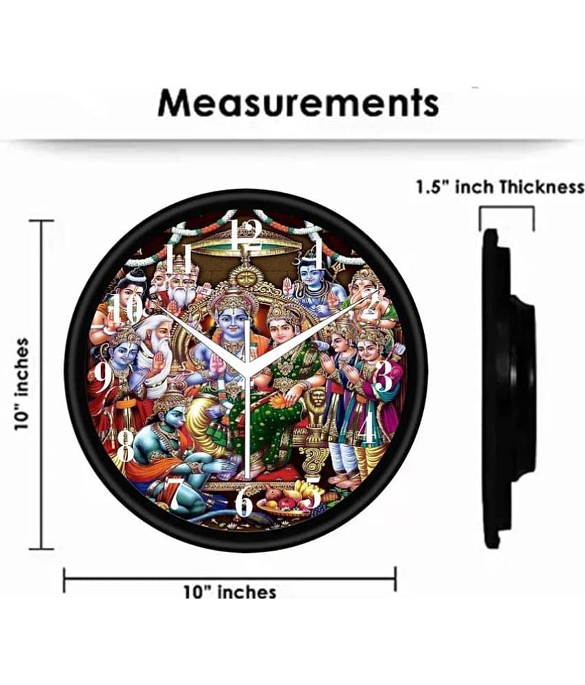 KP CRAFT Circular Analog Wall Clock view 2