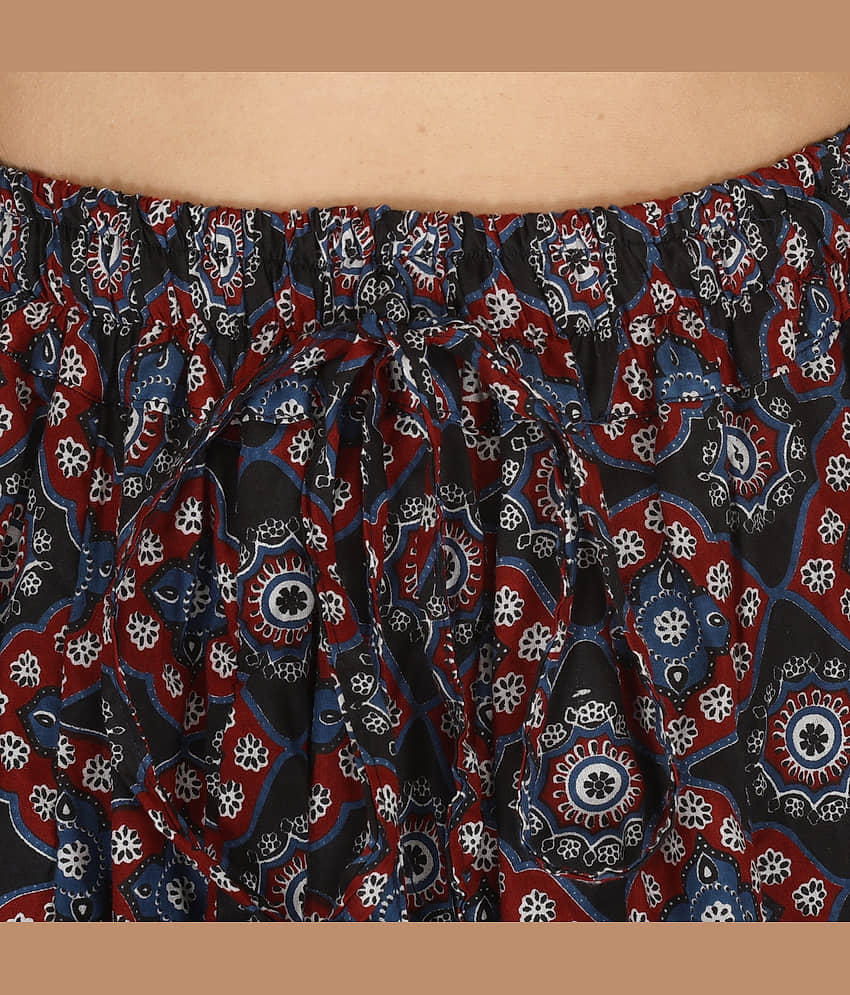 Sttoffa Multicolor Cotton Women's Flared Skirt ( Pack of 1 ) view 2