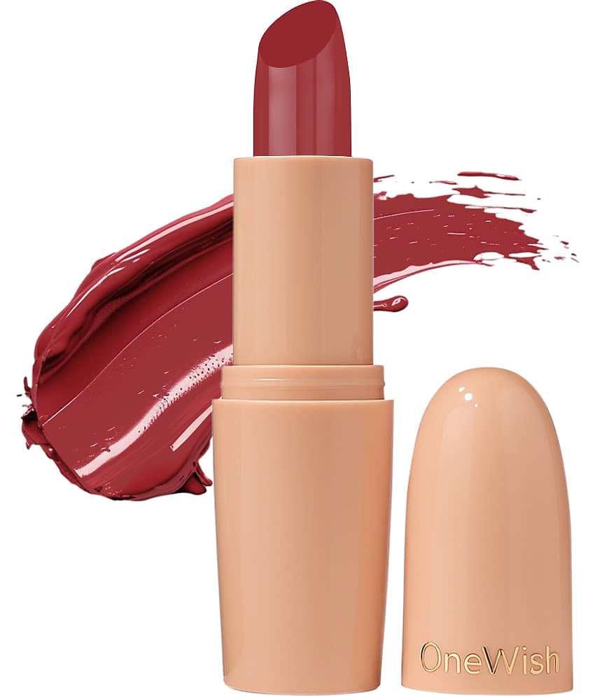 One Wish Raspberry Pink Matte Long Lasting Creme Lipstick ( Pack of 1 ) view 2