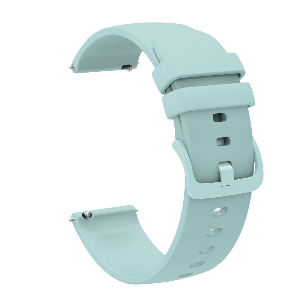 Exelent 19mm Soft Silicone Smartwatch Band Light Green view 2