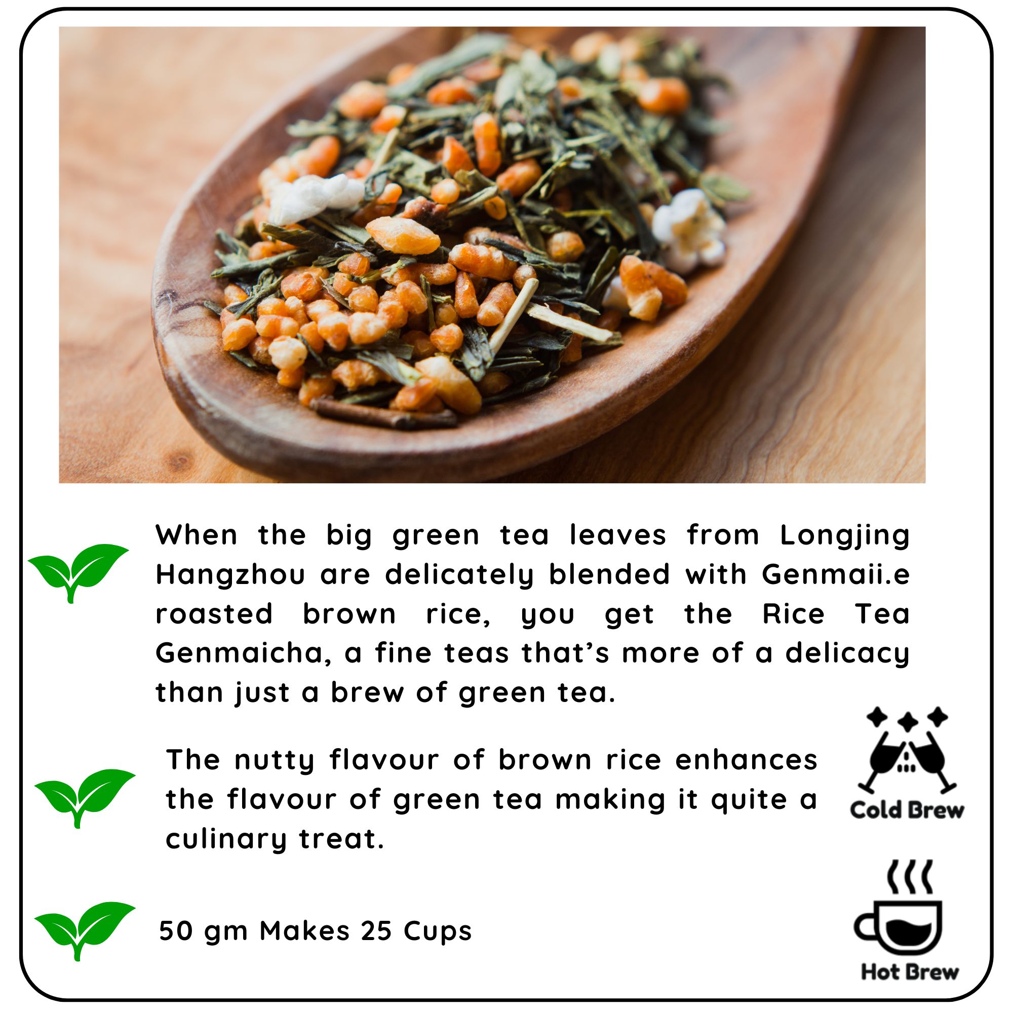 IMMUNITY Rice Genmaicha Tea view 2