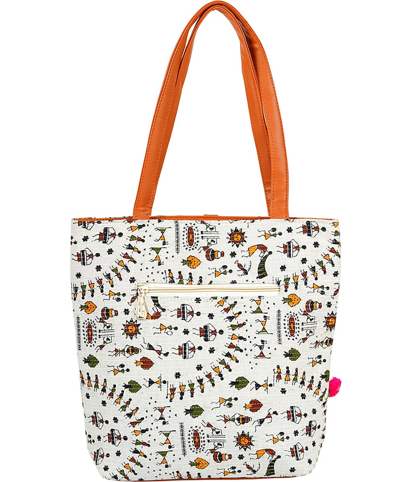 Bulbul - Multicolor Faux Leather Tote Bag view 2