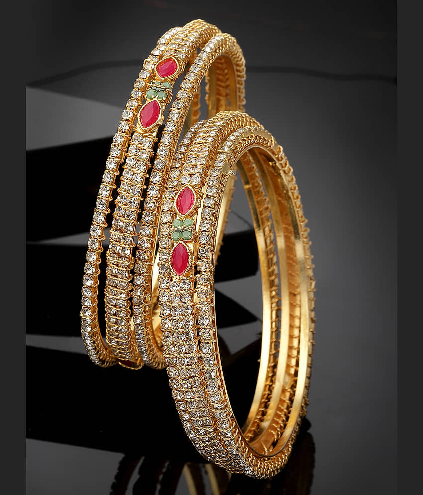 Sukkhi Multicolor Bangle Set ( Pack of 6 ) view 2