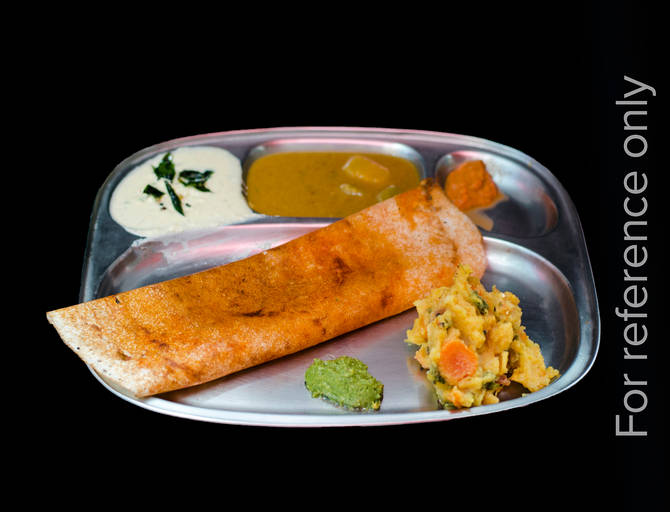 Masala onion dosa