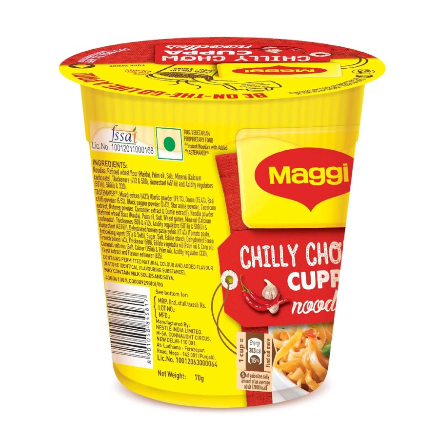 Maggi Cuppa Mania Chilli Chow Noodles 70 Gms view 2