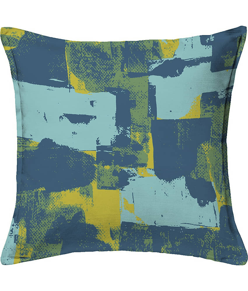 Houzzcode Single Blue Pillow Cover view 2