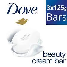 DOVE CREAM BEAUTY BATHING BAR 3X125G view 2