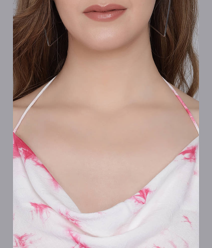 Flamboyant Women's Viscose Rayon Backless ( Pink ) view 2