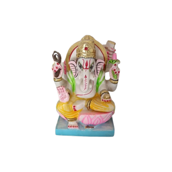 Ganesh Marble Statue (1 Feet)