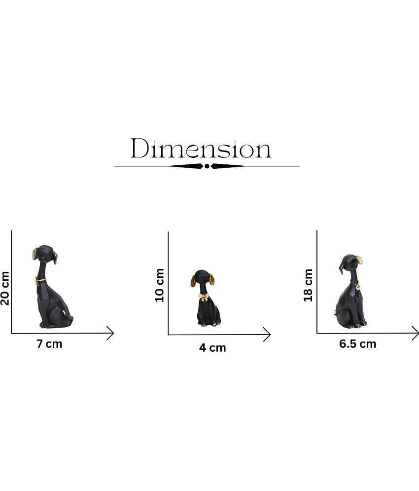 BECKON VENTURE Animal Showpiece 20 cm - Pack of 3 view 2