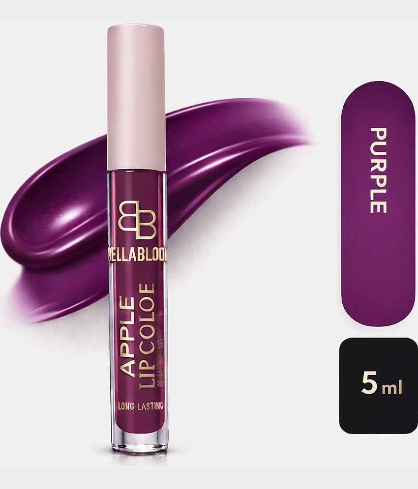 BELLABLOOM Purple Matte Waterproof Liquid Lipstick ( Pack of 1 ) view 2