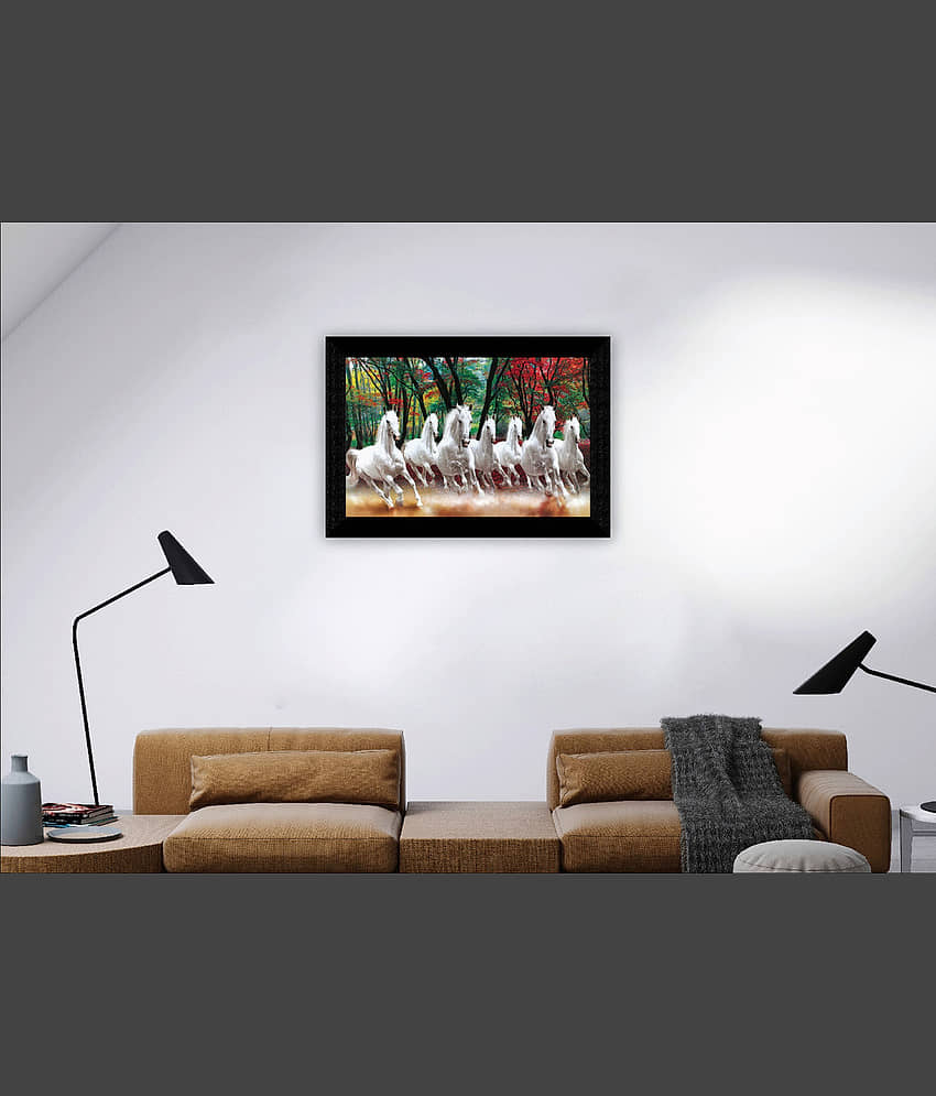 Saf Animal Painting With Frame view 2