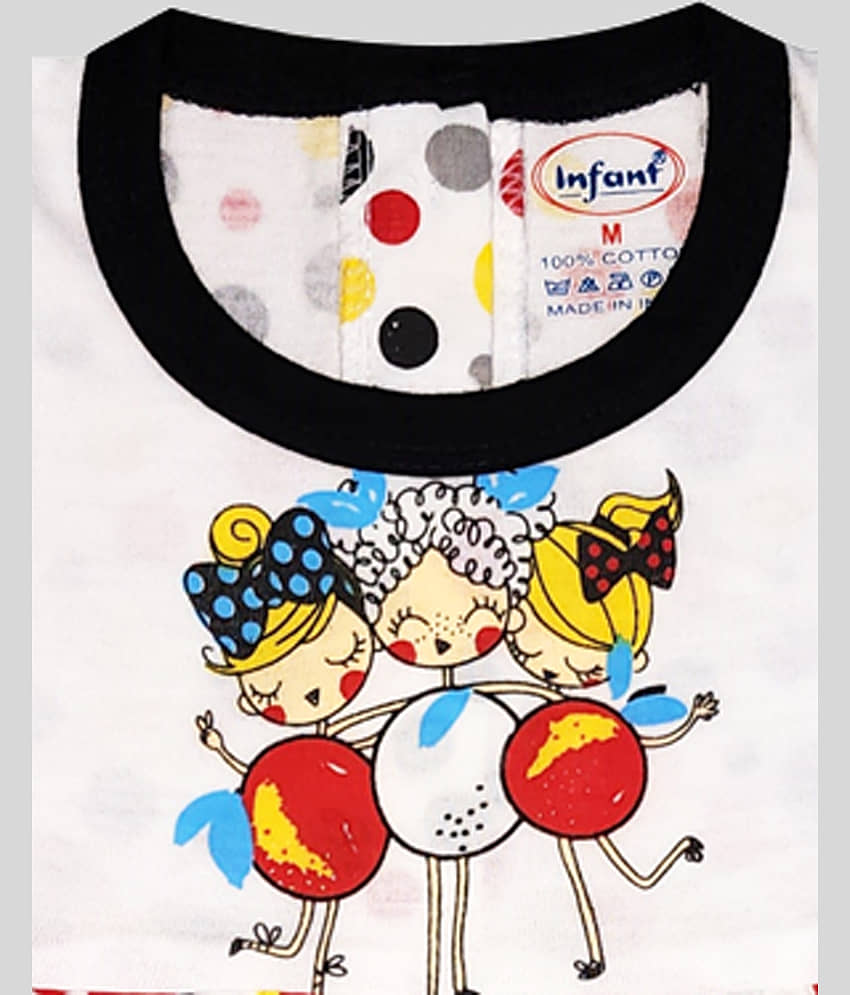 INFANT Pack of 2 Baby Girls Cotton Frock ( Blue & Black ) view 2