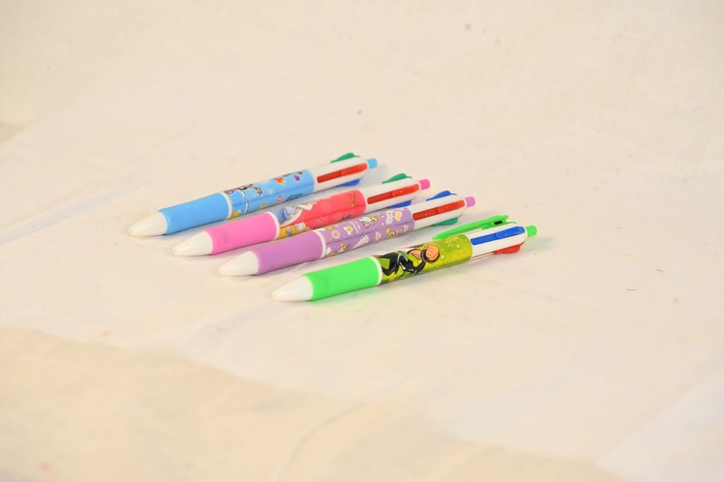 Cartoon Character Design, Smooth Writing, Comfortable Grip, Pack of 4 view 2