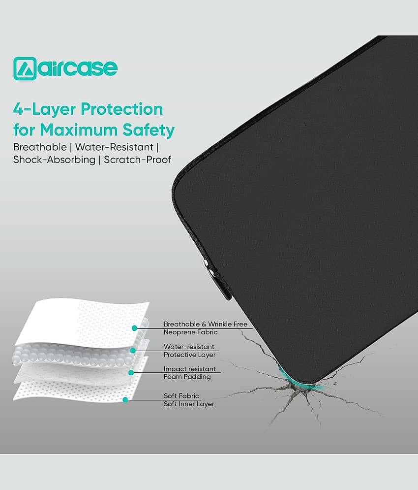Aircase Black Laptop Sleeves view 2