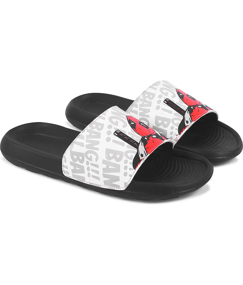 PERY PAO White Men's Slide Flip Flop view 2
