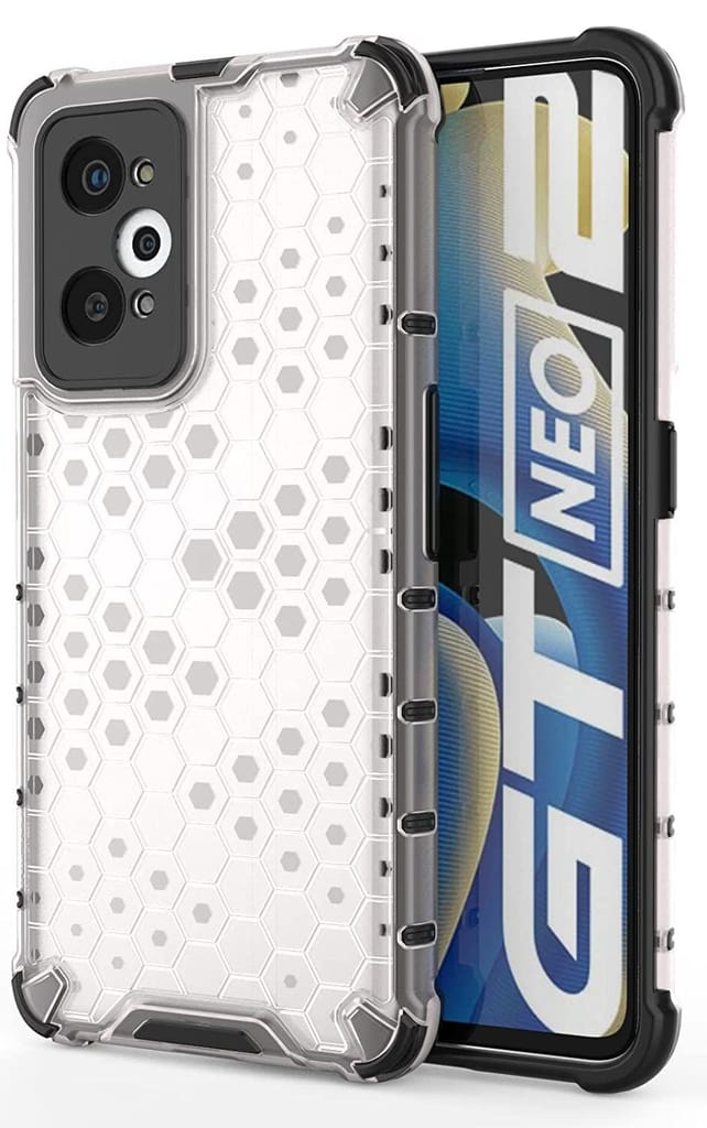 Faircost for Realme GT Neo 2/Neo 3T Hybrid Shockproof Back Cover Hard Outside Soft Inside- (Polycabonate::Transparent) view 2