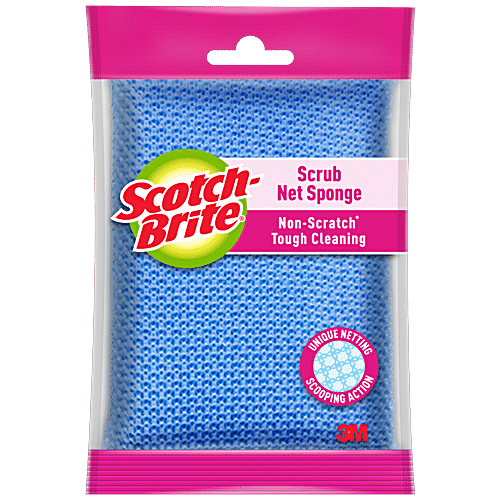 3 M Scrub-Net Sponge 1S Pk